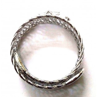 Stretchable Adjustable Steel Rhinestone Cuff Bangle Bracelet Wristlet Wristband