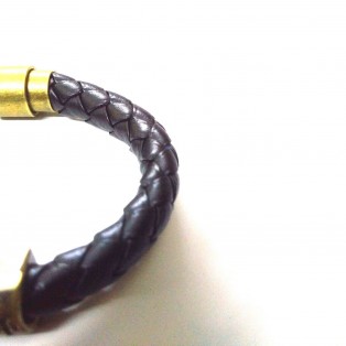 Faux Leather Magnetic Clasp Buckle Cuff Bangle Bracelet Wristlet Wristband EA343