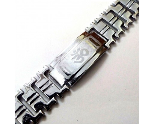 Big OM Bracelet Wristlet Wristband Band Charms - Men Women- Hindu SIkh Religious