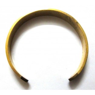 OM NAMAH SHIVAY SHIV Engraved in English Cuff Bracelet Wristlet Kada Bangle Yoga