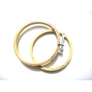 4 inch Hoop Ring Wooden Cross Stitch Machine Embroidery Sewing Needlework Quilt