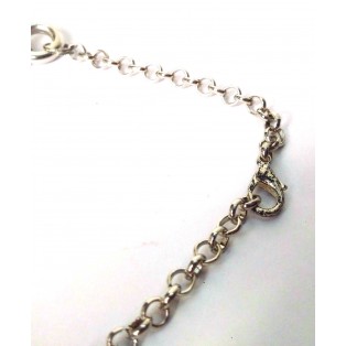 Set of Silver Oxidized Necklace Mala Earrings Jhumka Choker Jewelry Tribal Boho Chic A19