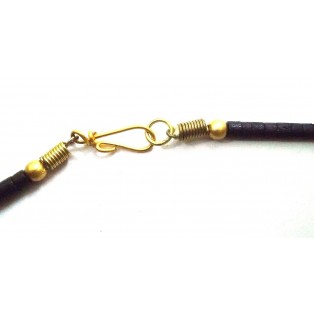 Necklace Pendant Wood Wooden Bead Handmade Jewelry Ethnic Boho Chic Fusion EA331