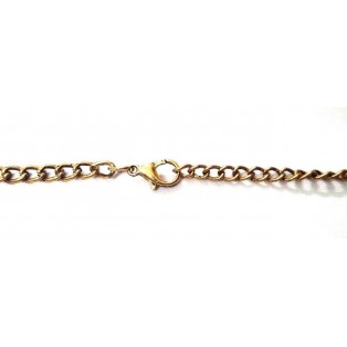 Necklace Bib Fringe Chain Gold Oxidized Jewelry Ethnic Boho Fusion India EA338