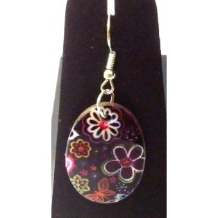 Seashell Sea Shell Necklace Printed Pendant Earring Jewelry Beach Party Wear 400