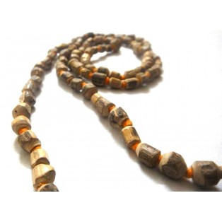 Tulsi Knotted Beads Japa Mala Necklace Prayer Yoga Meditation Classy Hinduism 1