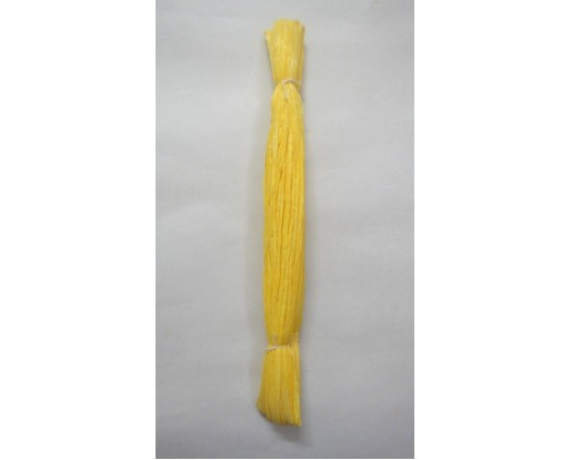 LEMON YELLOW MATT - Raffia Wraphia Raphia Ribbon - For Craft Gift Scrapbook Bags Hats Skirts DIY Art - 36 Yards