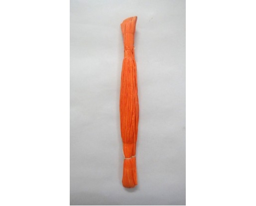 ORANGE MATT - Raffia Wraphia Raphia Ribbon - For Craft Gift Scrapbook Bags Hats Skirts DIY Art - 36 Yards