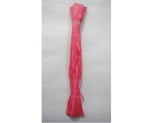 PINK MATT - Raffia Wraphia Raphia Ribbon - For Craft Gift Scrapbook Bags Hats Skirts DIY Art - 36 Yards