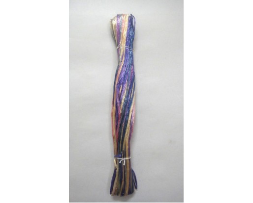 MULTI COLOR GLOSSY - Raffia Wraphia Raphia Ribbon - For Craft Gift Scrapbook Bags Hats Skirts DIY Art - 36 Yards