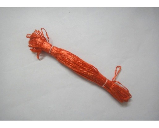 ORANGE GLOSSY - Raffia Wraphia Raphia Ribbon - For Craft Gift Scrapbook Bags Hats Skirts DIY Art - 36 Yards