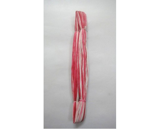 PINK & WHITE SHADED - Raffia Wraphia Raphia Ribbon - For Craft Gift Scrapbook Bags Hats Skirts DIY Art - 36 Yards