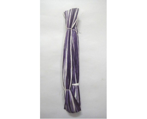 PURPLE & WHITE SHADED - Raffia Wraphia Raphia Ribbon - For Craft Gift Scrapbook Bags Hats Skirts DIY Art - 36 Yards