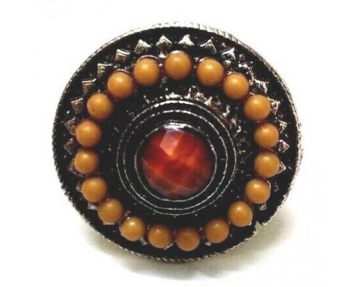 Adjustable Oxidized Lady Women Finger Ring Tribal Boho Chic Fashion Jewelry BEIGE