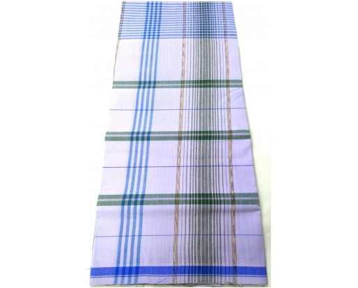 Men Sarong Lungi Dhoti Mundu Fabric Beach Swim Summer Nightwear Cotton Plaid 31