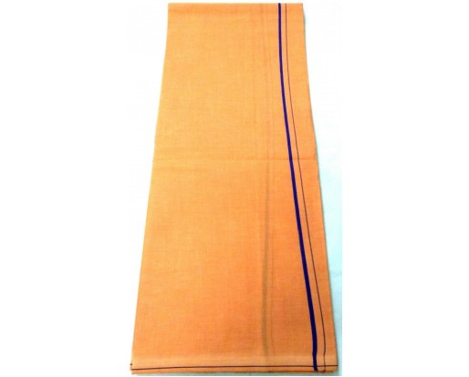 Men Sarong Lungi Dhoti Mundu Fabric Nightwear Beach Swim Summer Cotton Orange 36