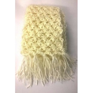 Scarf Wrap Muffler Neck Warmer Soft Acrylic Handmade Crochet Woman Boho Chic S11
