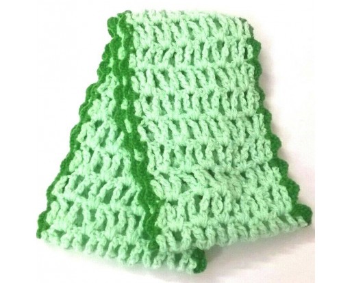 Cowl Infinity Scarf Muffler Neck Warmer Soft Acrylic Handmade Crochet Boho S14