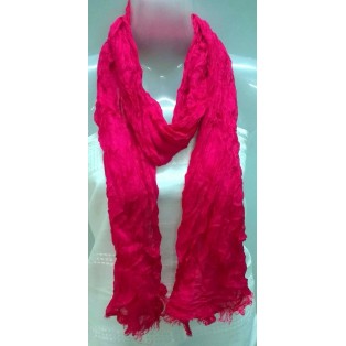 Scarf Muffler Neck Warmer Crush Wrinkle Viscose Fabric Boho Fashion Men Women 44