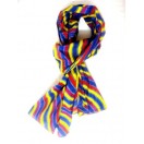 Men Women Unisex Cotton Scarf Scarves Wrap Multicolor Stripes LGBTQ