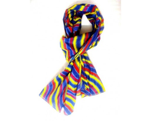 Men Women Unisex Cotton Scarf Scarves Wrap Multicolor Stripes LGBTQ