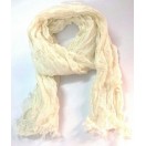 Scarf Muffler Neck Warmer Crush Wrinkle Viscose Fabric Boho Fashion Men Women 45